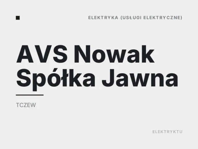 AVS Nowak Spółka Jawna