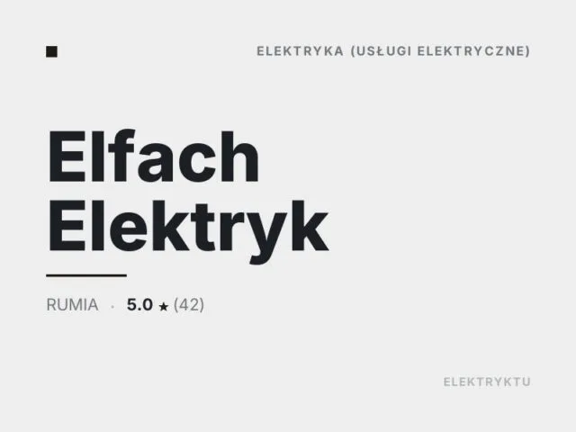 Elfach Elektryk