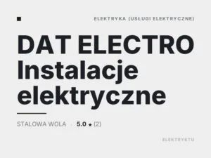 DAT ELECTRO Instalacje elektryczne