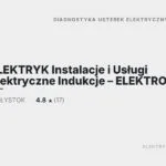 ELEKTRYK Instalacje i Usługi Elektryczne Indukcje Białystok Diagnostyka usterek elektrycznych
