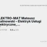 ELEKTRO-MAT Mateusz Malinowski elektryk usługi elektryczne Białystok