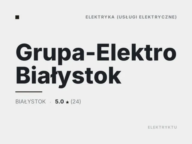Grupa-Elektro Białystok
