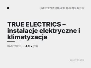 TRUE ELECTRICS – instalacje elektryczne i klimatyzacje