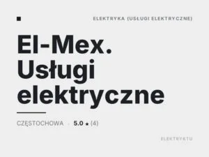 El-Mex. Usługi elektryczne