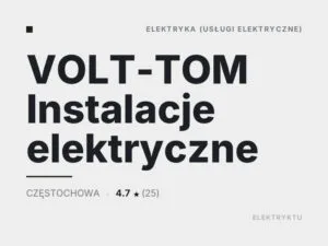 VOLT-TOM Instalacje elektryczne