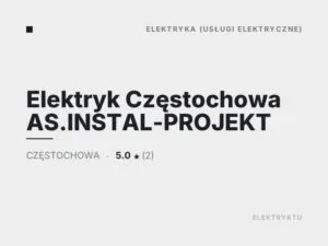 Elektryk Częstochowa AS.INSTAL-PROJEKT