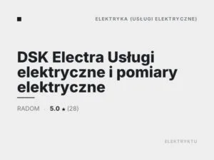 DSK Electra Usługi elektryczne i pomiary elektryczne