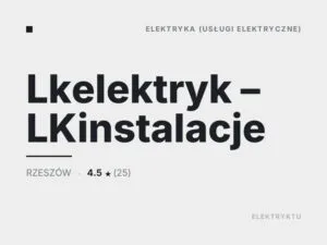 Lkelektryk – LKinstalacje