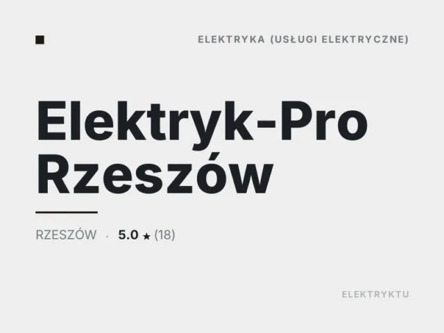Elektryk-Pro Rzeszów