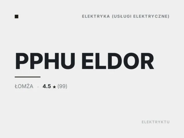 PPHU ELDOR