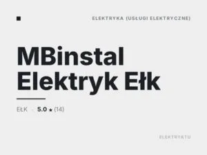 MBinstal Elektryk Ełk