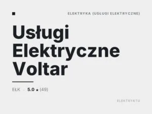 Usługi Elektryczne Voltar