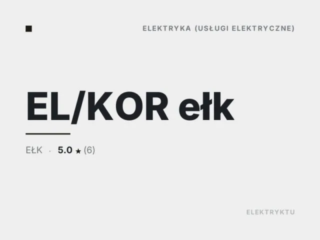 EL/KOR ełk