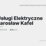Usługi Elektryczne Jarosław Kafel elektryka Jarosław