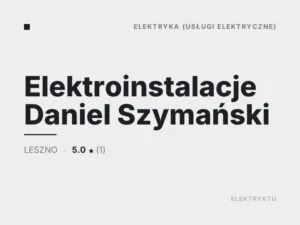 Elektroinstalacje Daniel Szymański