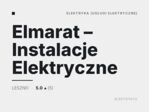 Elmarat – Instalacje Elektryczne