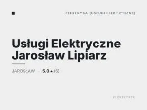 Usługi Elektryczne Jarosław Lipiarz