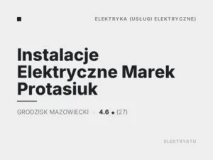 Instalacje Elektryczne Marek Protasiuk