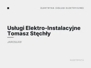 Usługi Elektro-Instalacyjne Tomasz Stęchły