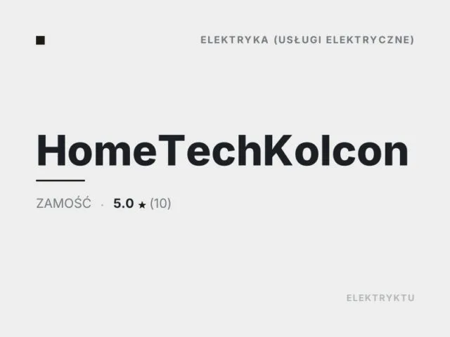 HomeTechKolcon
