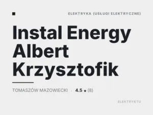Instal Energy Albert Krzysztofik