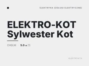 ELEKTRO-KOT Sylwester Kot