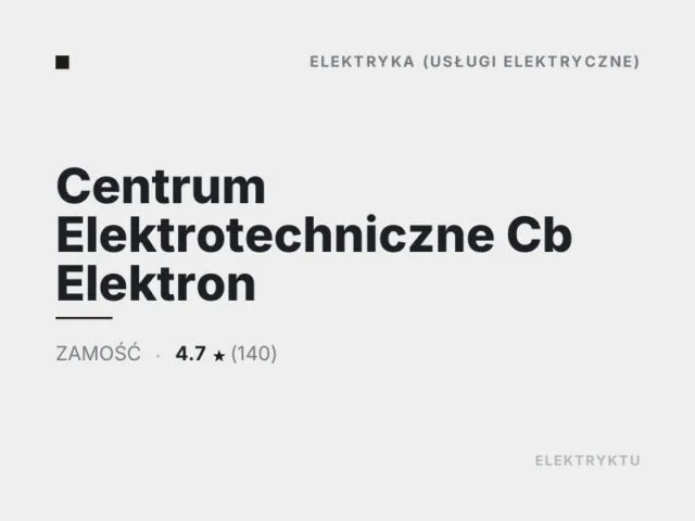 Centrum Elektrotechniczne Cb Elektron