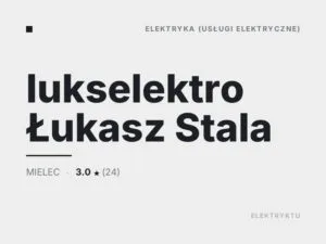 lukselektro Łukasz Stala