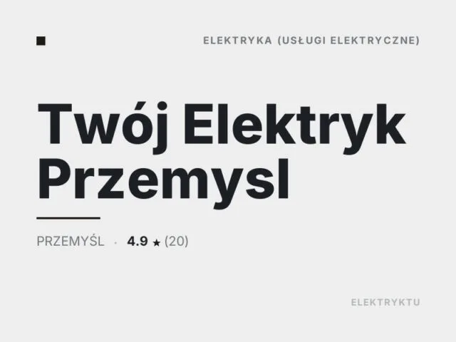 Twój Elektryk Przemysl