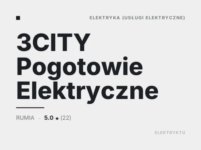 3CITY Pogotowie Elektryczne