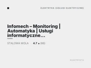 Infomech – Monitoring | Automatyka | Usługi informatyczne Stalowa Wola