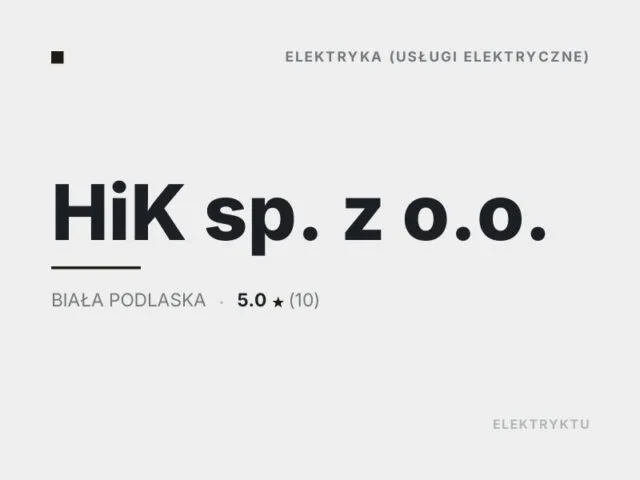 HiK sp. z o.o.