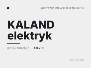 KALAND elektryk