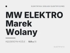 MW ELEKTRO Marek Wolany
