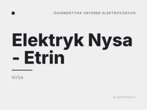 Elektryk Nysa – Etrin