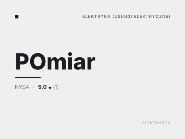 POmiar