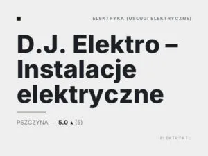 D.J. Elektro – Instalacje elektryczne