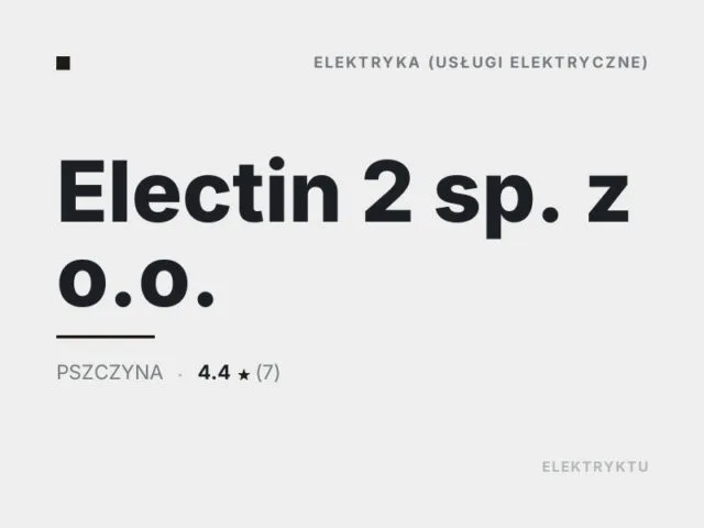 Electin 2 sp. z o.o.