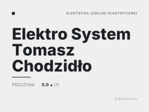 Elektro System Tomasz Chodzidło