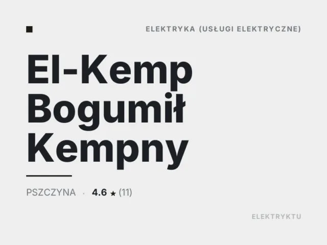 El-Kemp Bogumił Kempny
