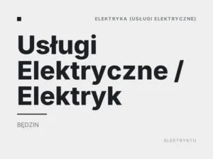 Usługi Elektryczne / Elektryk