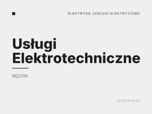 Usługi Elektrotechniczne