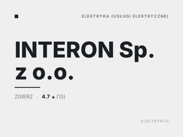 INTERON Sp. z o.o.