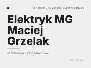 Elektryk MG Maciej Grzelak