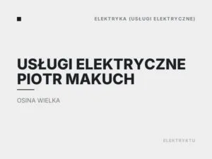 Usługi Elektryczne Piotr Makuch