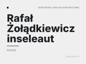 Rafał Żołądkiewicz inseleaut