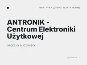 ANTRONIK – Centrum Elektroniki Użytkowej